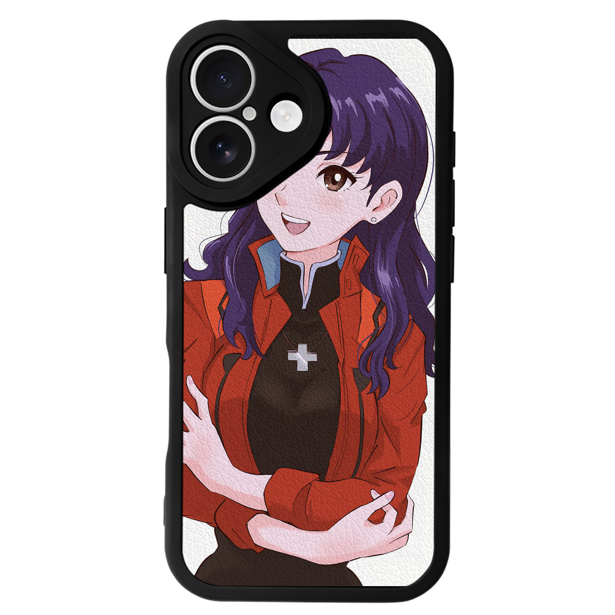 （画像用） EVA 新世紀エヴァンゲリオン 【iPhone 16シリーズ対応】シリコンスマホケース（レザー調） 材質：シリコン